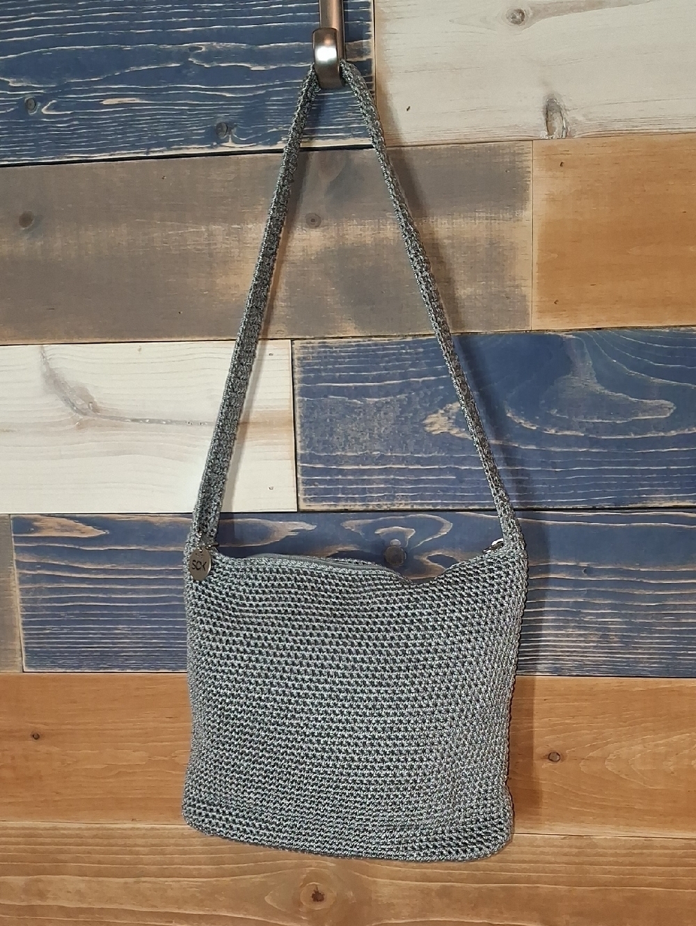 The Sak Gray Knit Purse NWOT